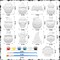 12 Set Halloween Ceramics to Paint DIY Painting Kits with Unpainted Pumpkin